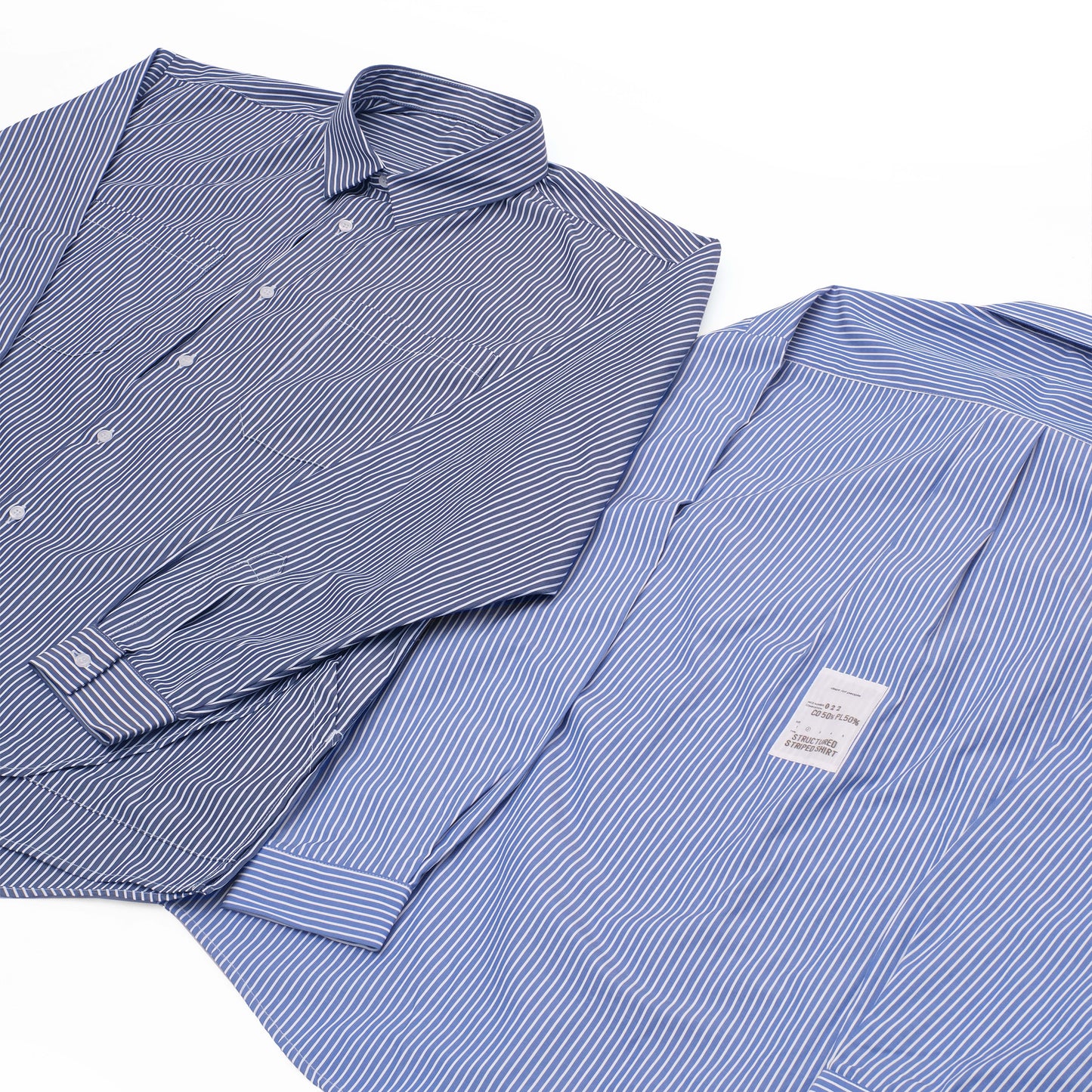 SSS 022/ STRUCTURED STRIPED SHIRT