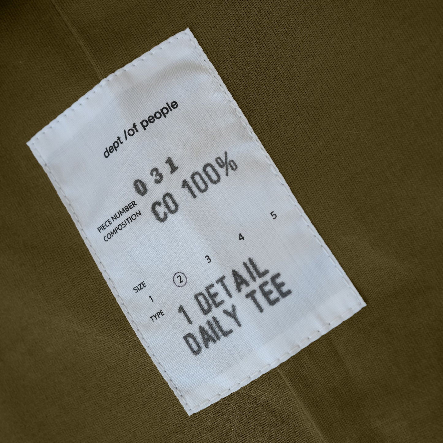 1DDT031 / 1 Detail Daily Tee