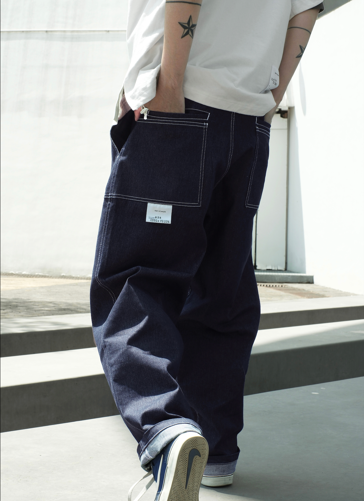 PWDJ 028/ Pocket Wide Denim jeans
