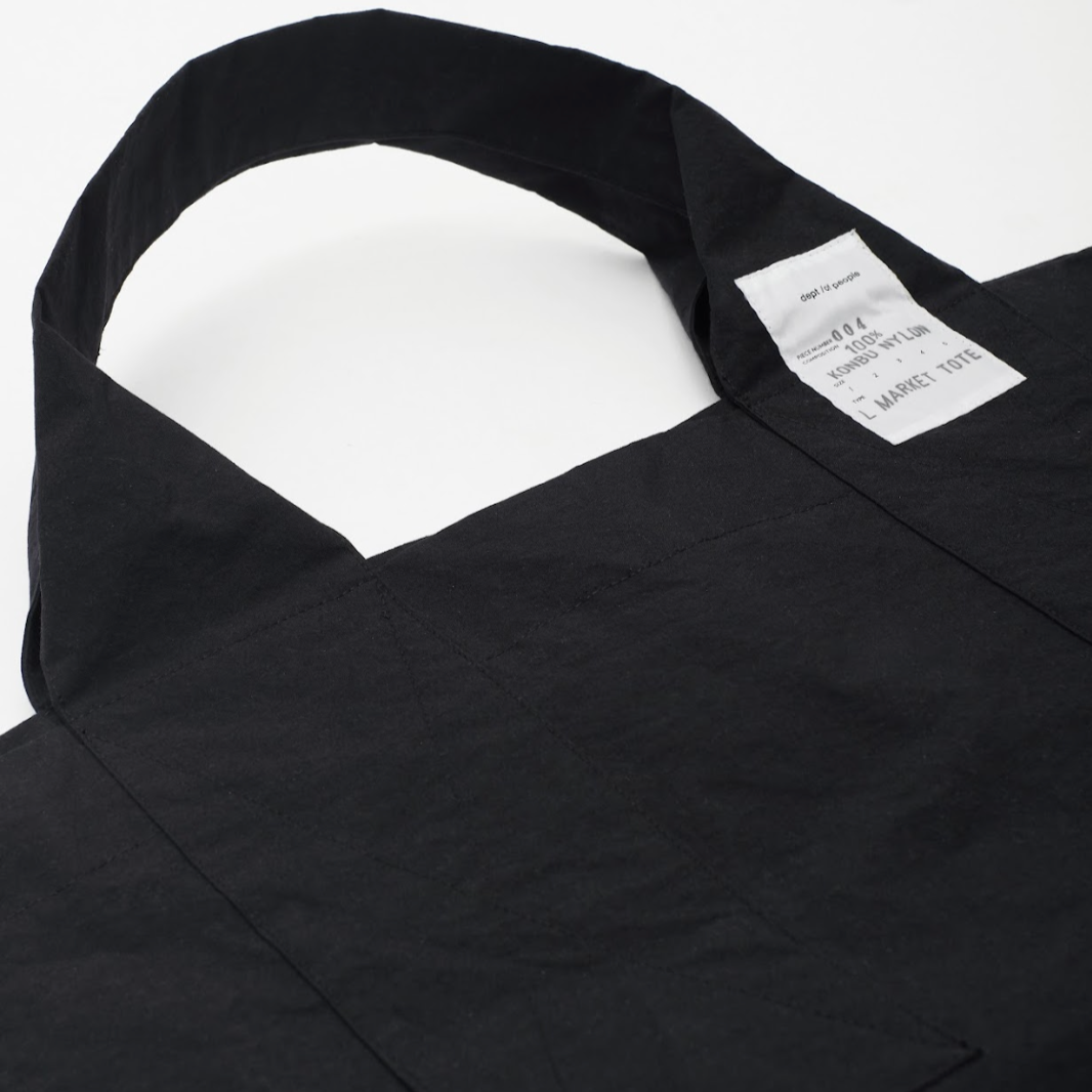 LMT004 Large Market Tote Black