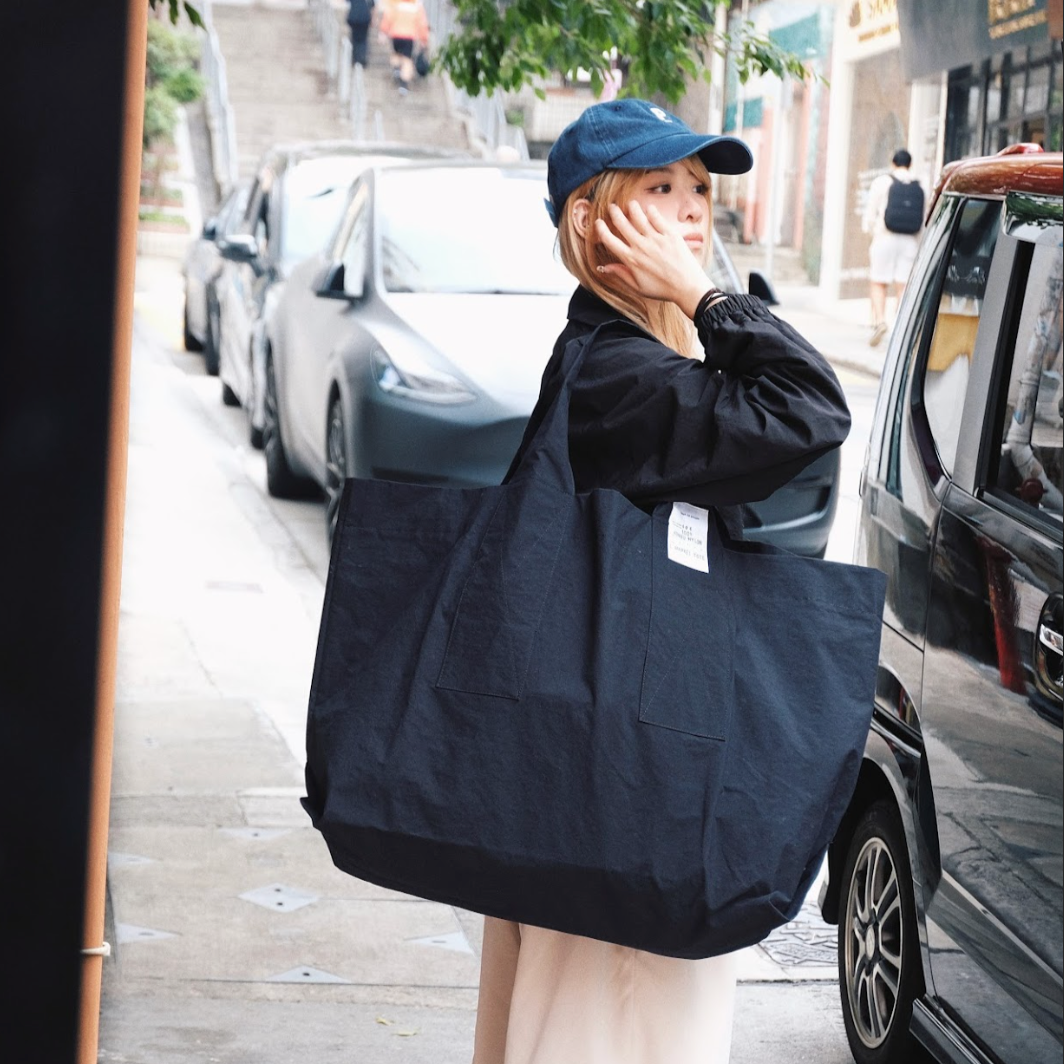 LMT004 Large Market Tote Black