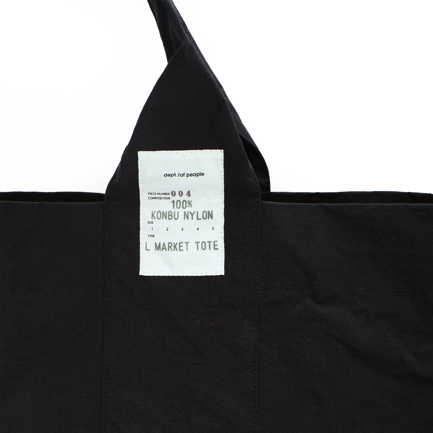 LMT004 Large Market Tote Black