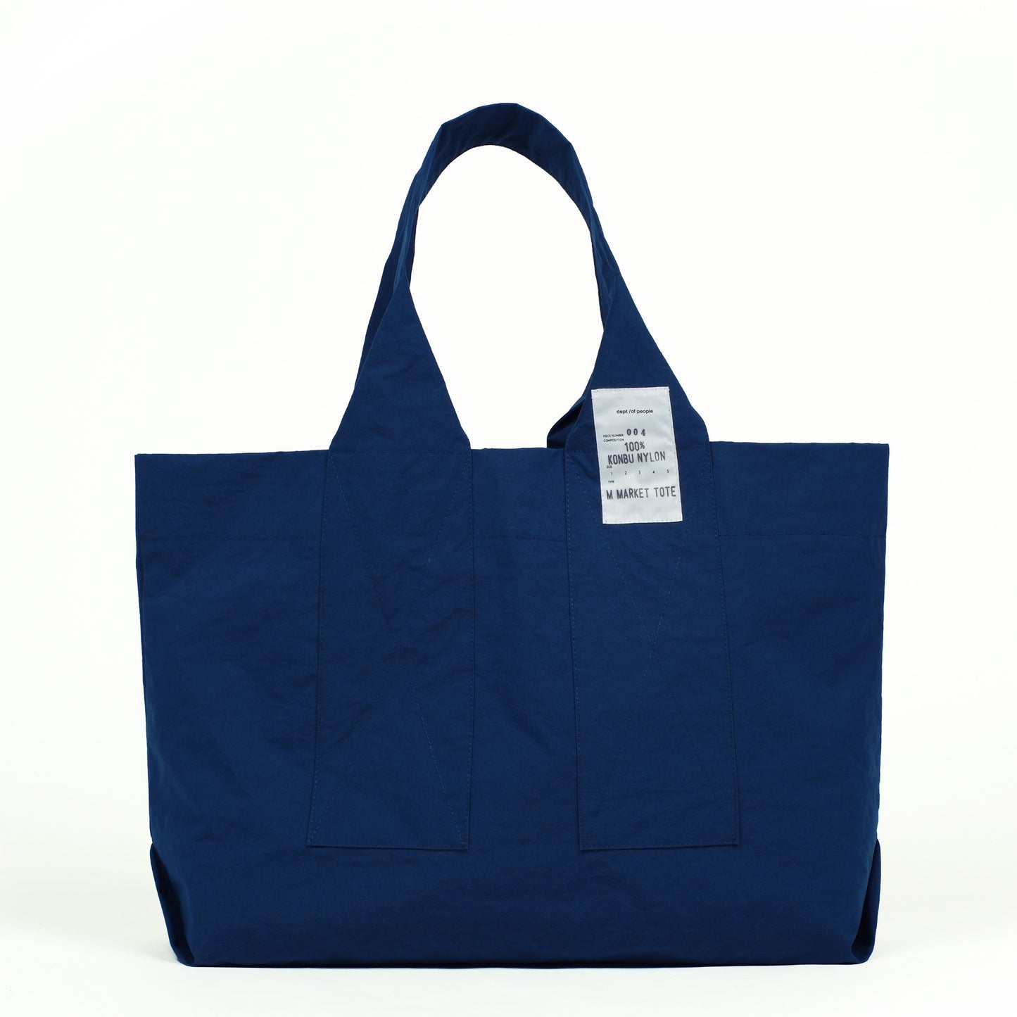 MMT004 Medium Market Tote | Indigo / Olive