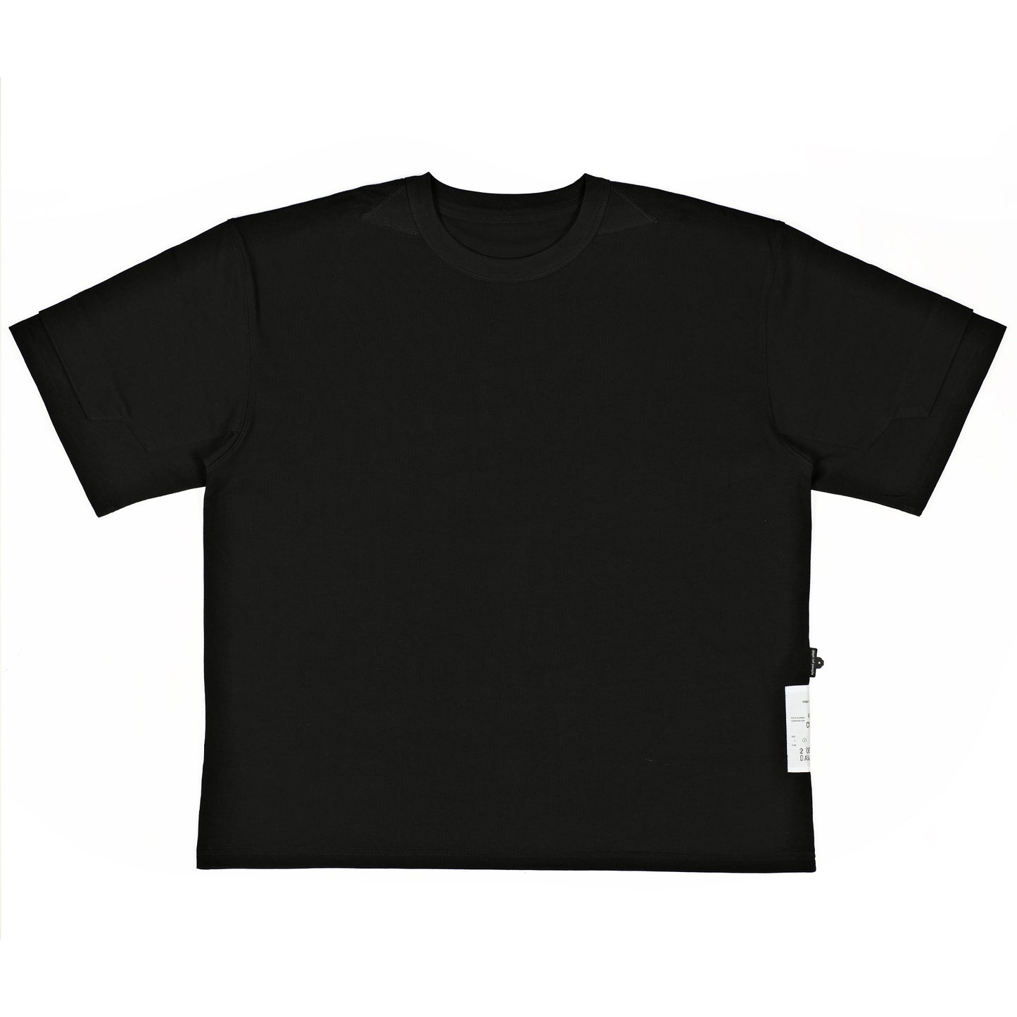 2DDT030 / 2 Details Daily Tee  Black/White