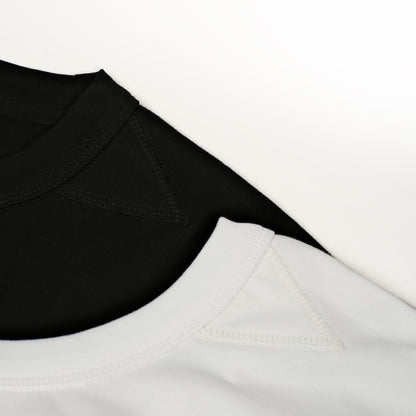 2DDT030 / 2 Details Daily Tee  Black/White