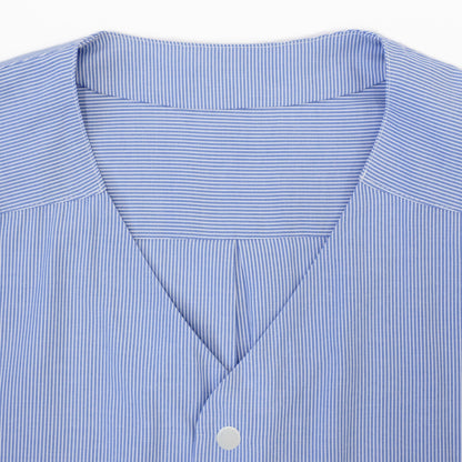 CSS/035 Collarless Stripe Shirt