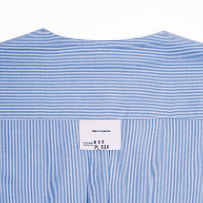 CSS/035 Collarless Stripe Shirt