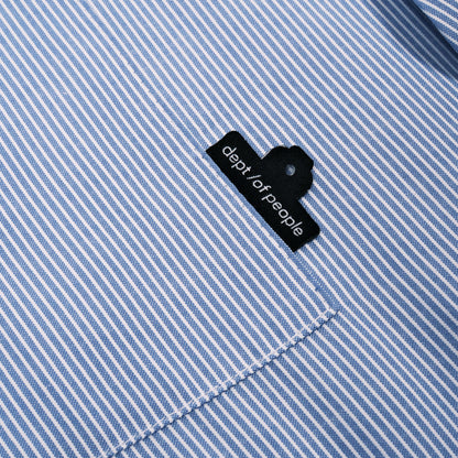 CSS/035 Collarless Stripe Shirt