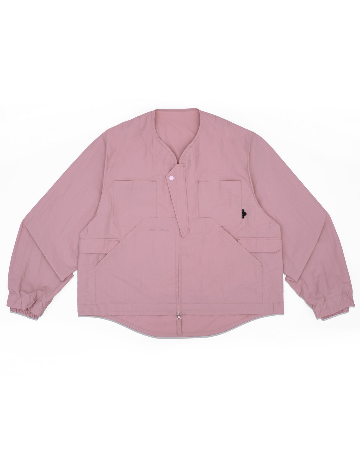 - CAUJ041 / Collarless Asym Utility Jacket