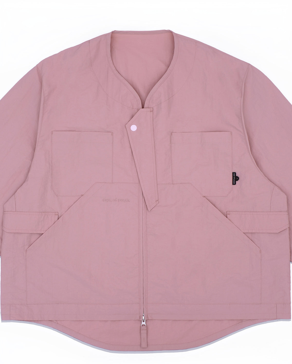 - CAUJ041 / Collarless Asym Utility Jacket