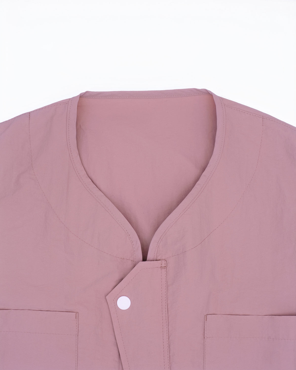 - CAUJ041 / Collarless Asym Utility Jacket