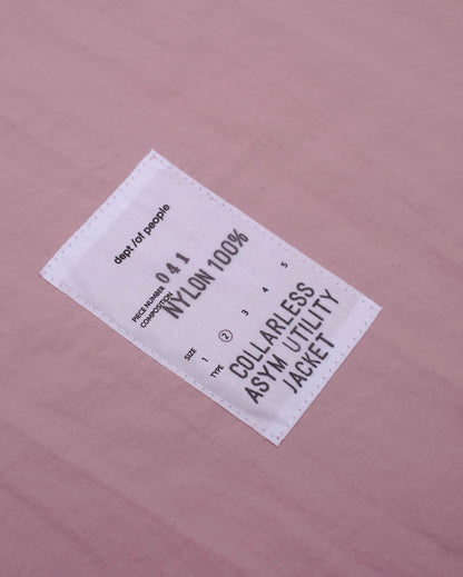 - CAUJ041 / Collarless Asym Utility Jacket