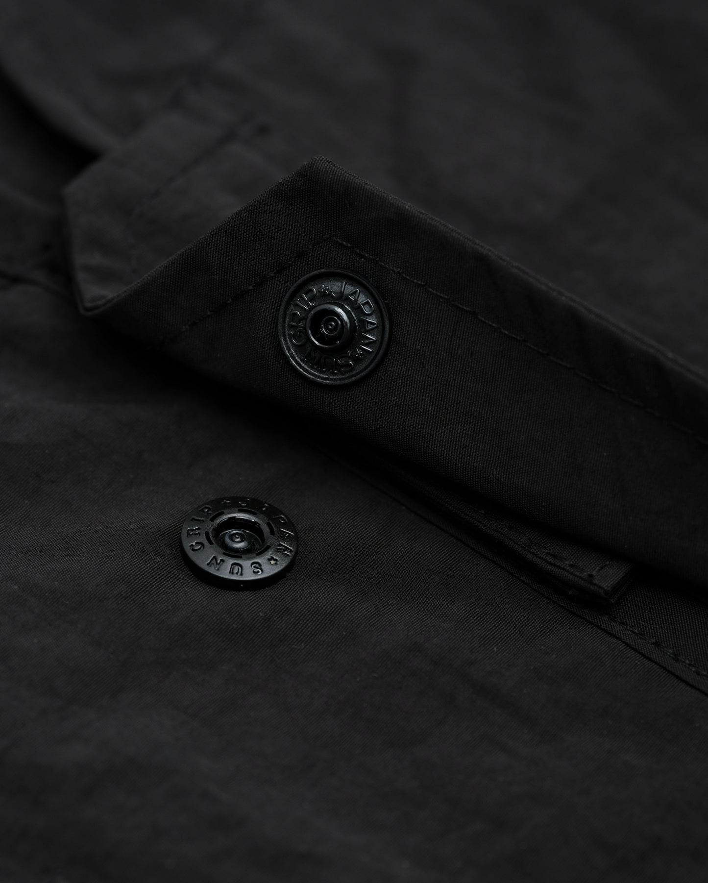 CAUJ041 / Collarless Asym Utility Jacket