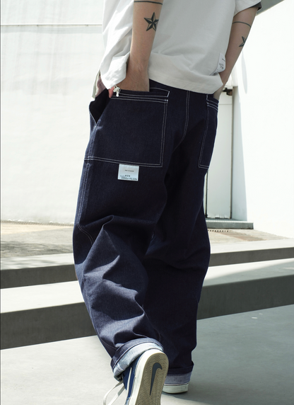 PWDJ 028/ Pocket Wide Denim jeans