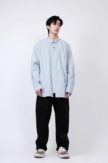 CKS02 / Chines Knot Striped Shirt (L/S)