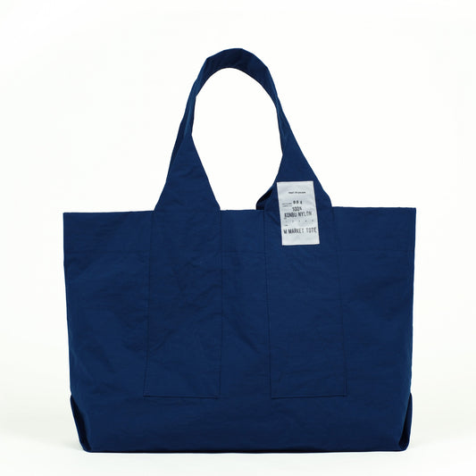 MMT004 Medium Market Tote | Indigo / Olive