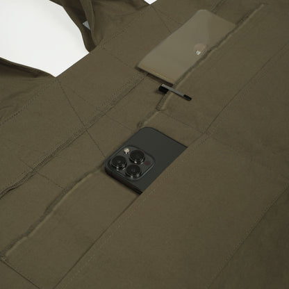 MMT004 Medium Market Tote | Indigo / Olive