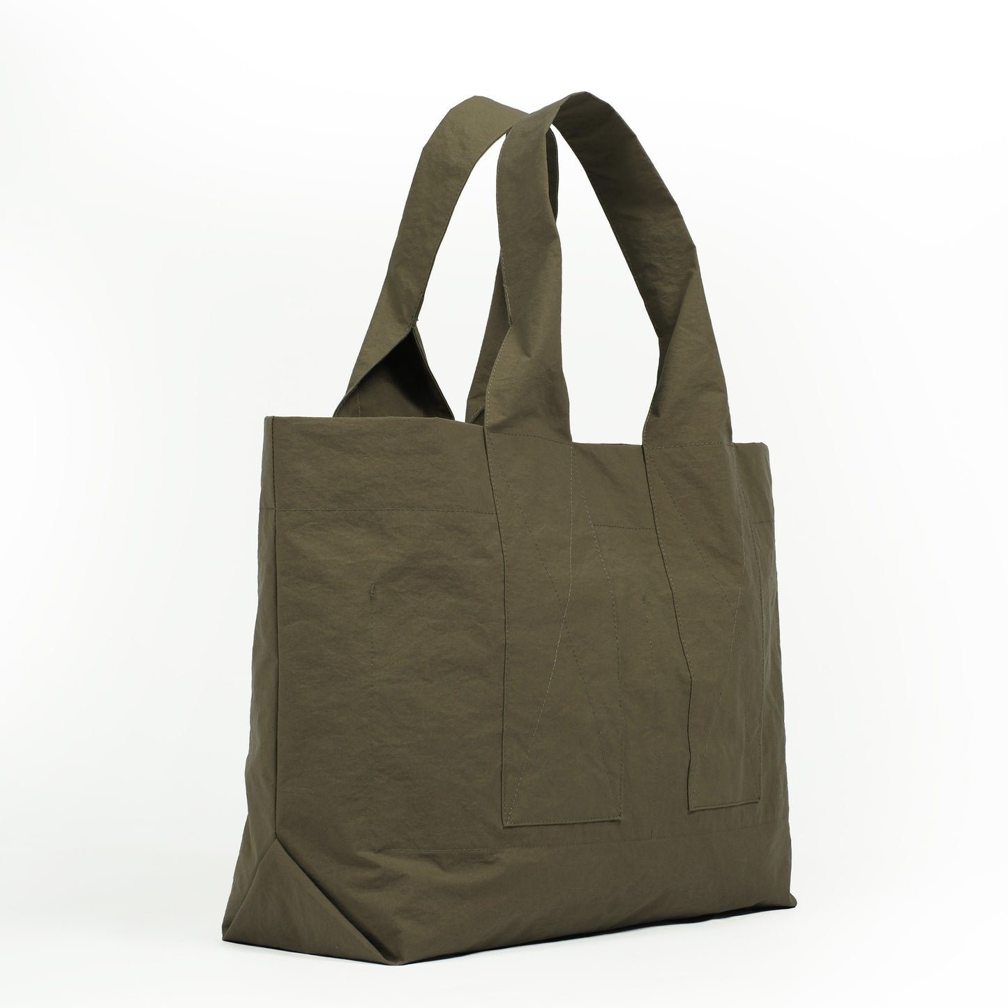 MMT004 Medium Market Tote | Indigo / Olive